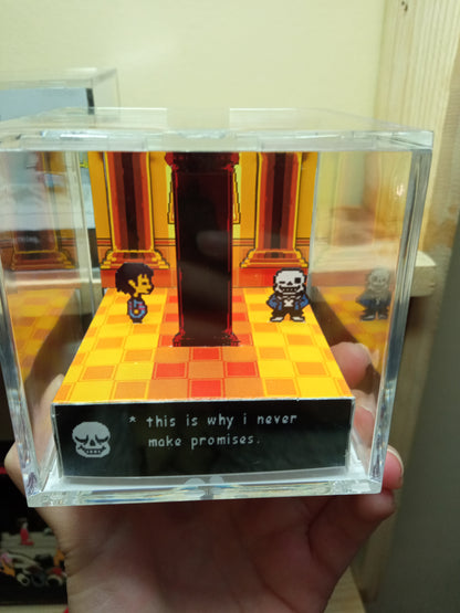 Diorama Undertale Last Corridor