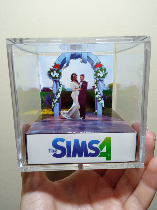 Diorama The Sims marriage