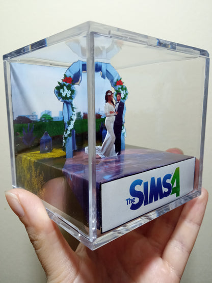 Diorama The Sims marriage