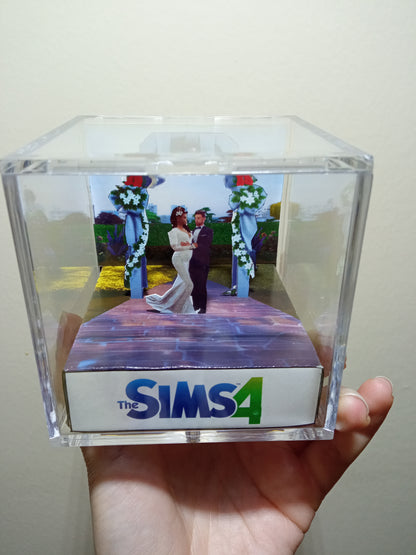 Diorama The Sims marriage