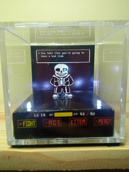 Diorama Undertale Sans