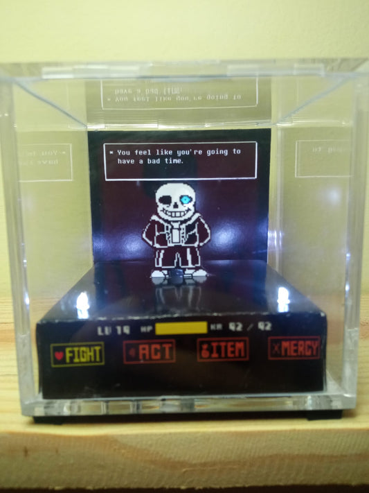 Diorama Undertale Sans