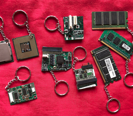 Keyring Computer chip